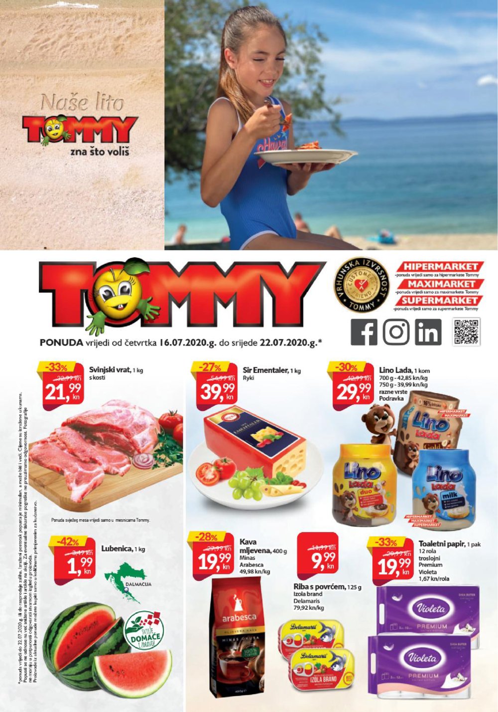 Tommy katalog akcija 16.07.2020.-22.07.2020.