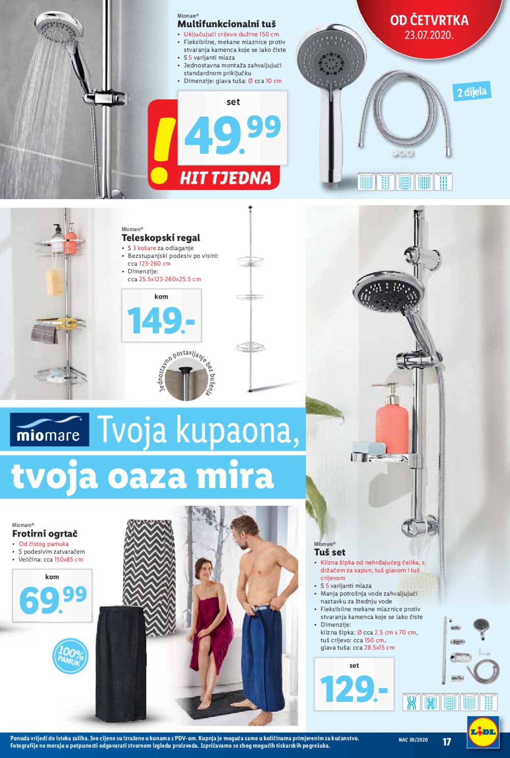 Lidl katalog Akcija 20.07.-26.07.2020.