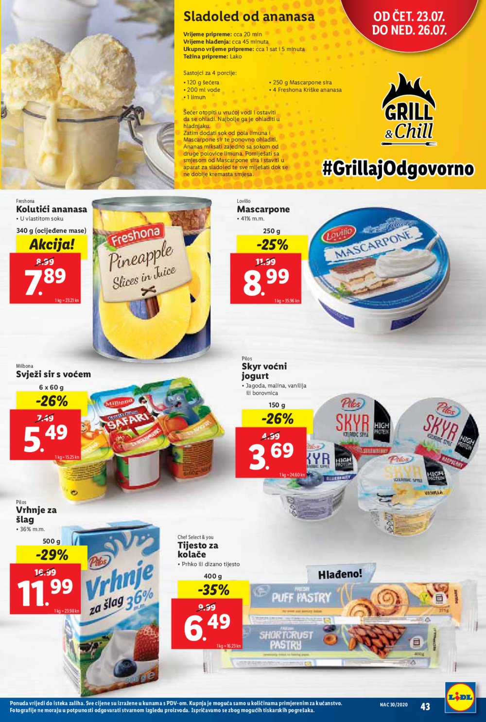 Lidl katalog Akcija 20.07.-26.07.2020.