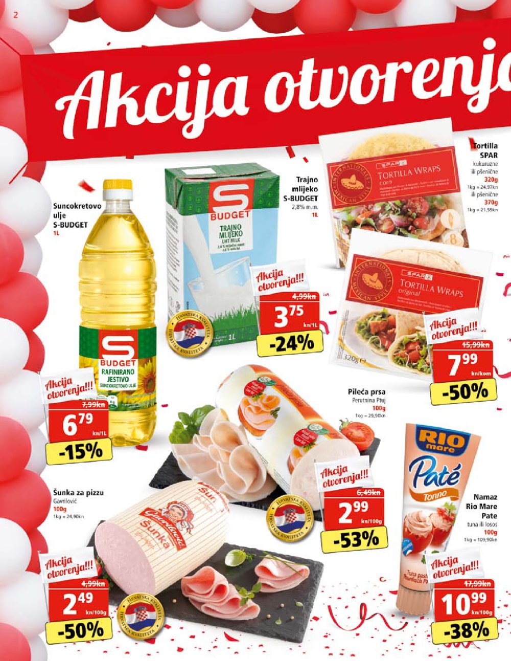 Spar katalog Otvorenje supermarketa Buje 23.07.-04.08.2020.
