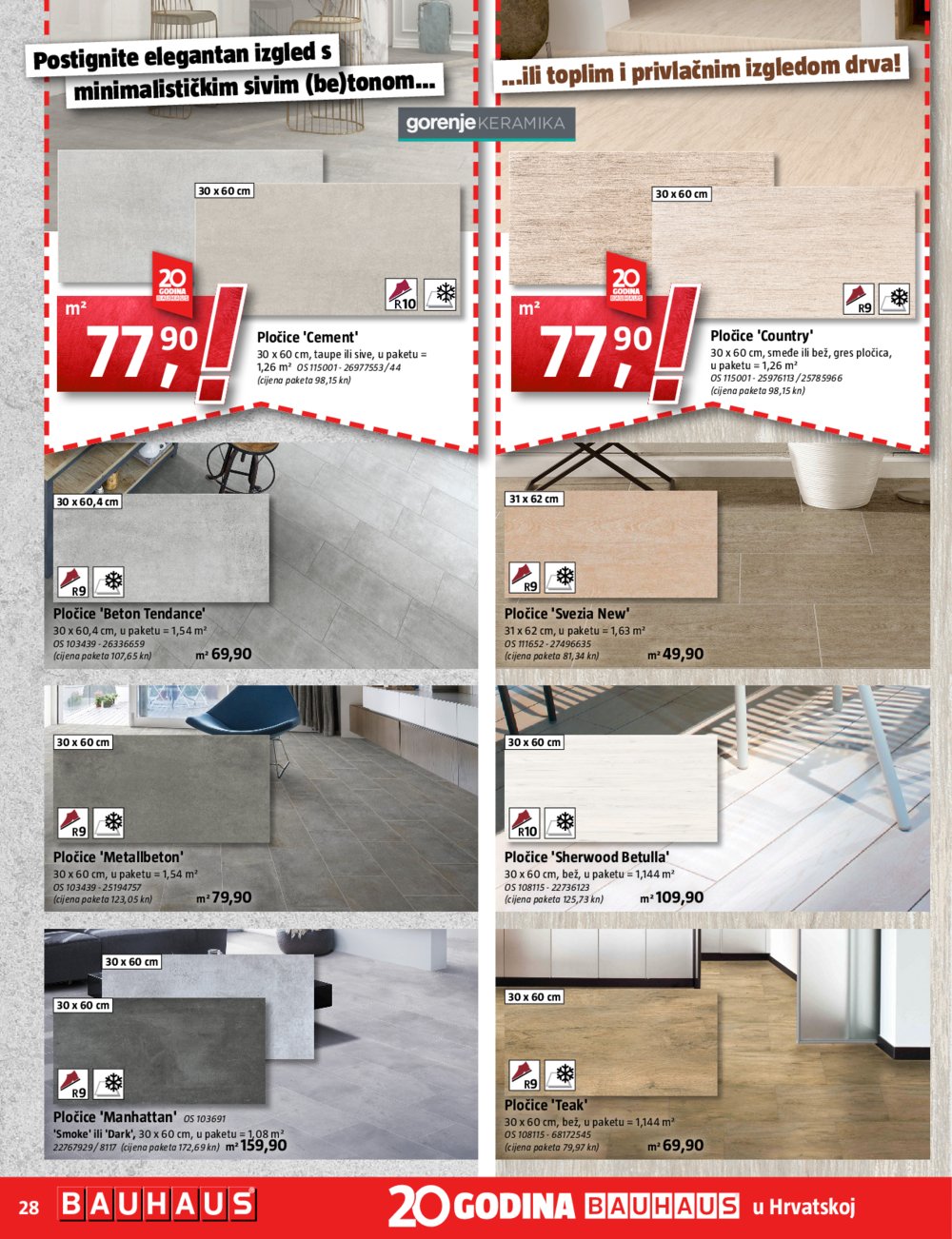 Bauhaus katalog Kolovoz 30.07.-30.08.2020.