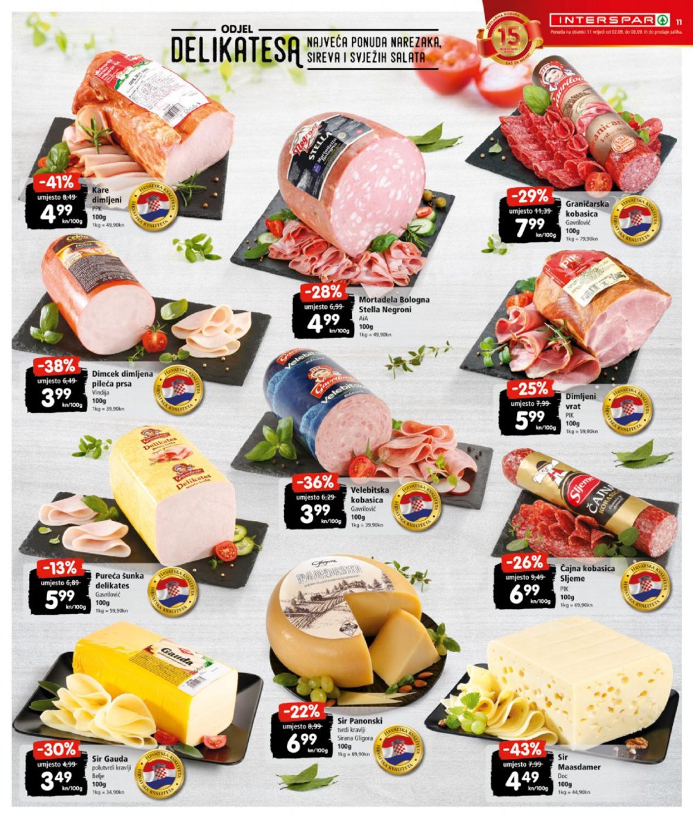 Interspar katalog Akcija 02.09.-15.09.2020.