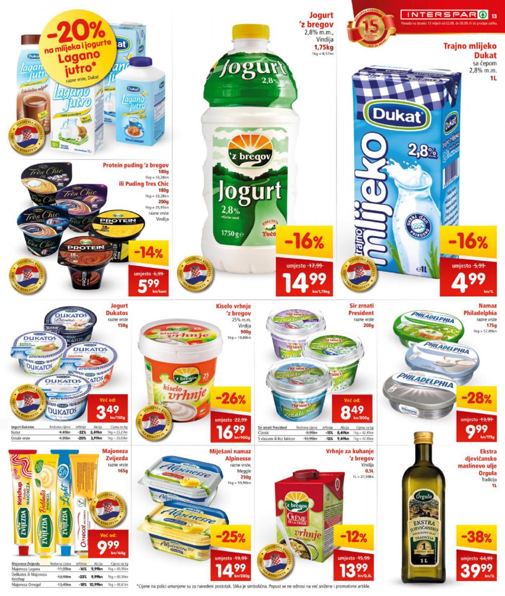 Interspar katalog Akcija 02.09.-15.09.2020.