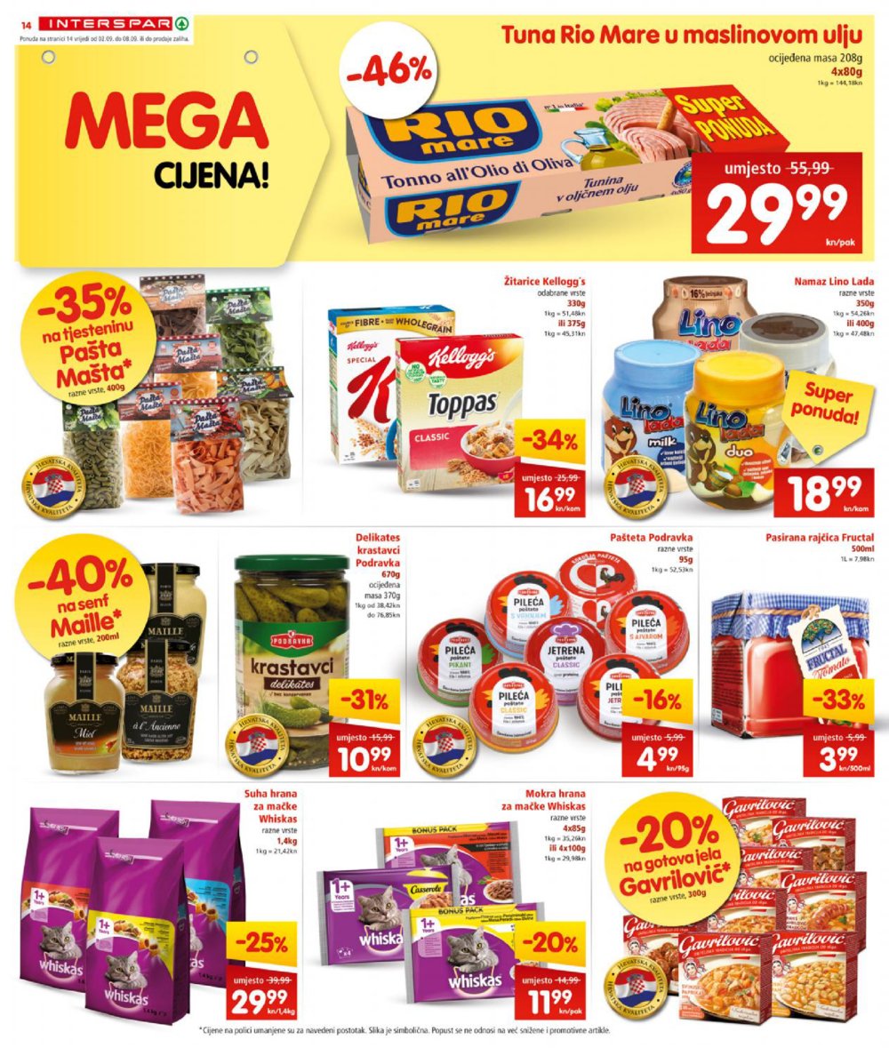 Interspar katalog Akcija 02.09.-15.09.2020.