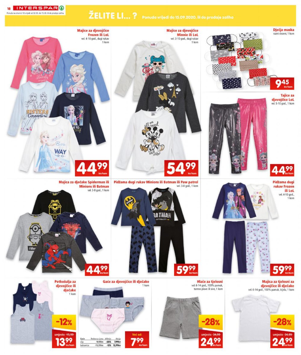 Interspar katalog Akcija 02.09.-15.09.2020.