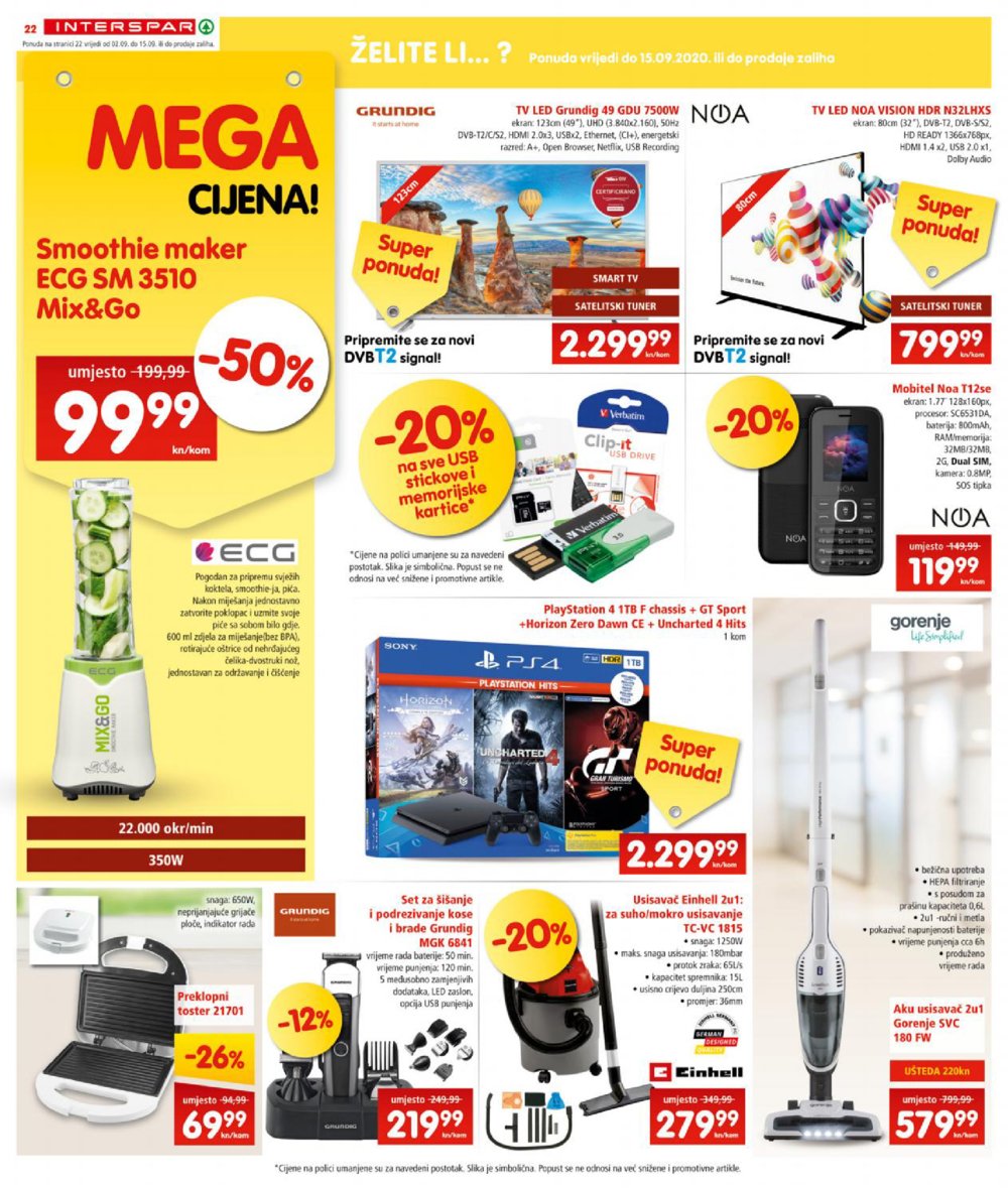 Interspar katalog Akcija 02.09.-15.09.2020.