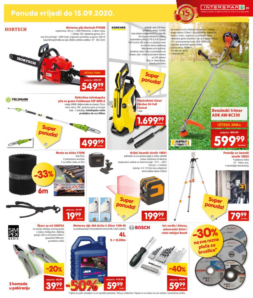 Interspar katalog Akcija 02.09.-15.09.2020.