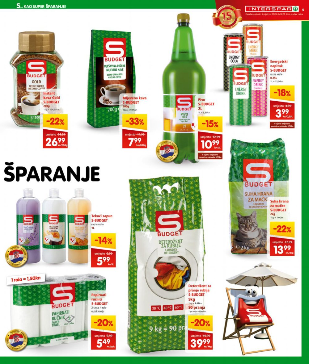 Interspar katalog Akcija 02.09.-15.09.2020.
