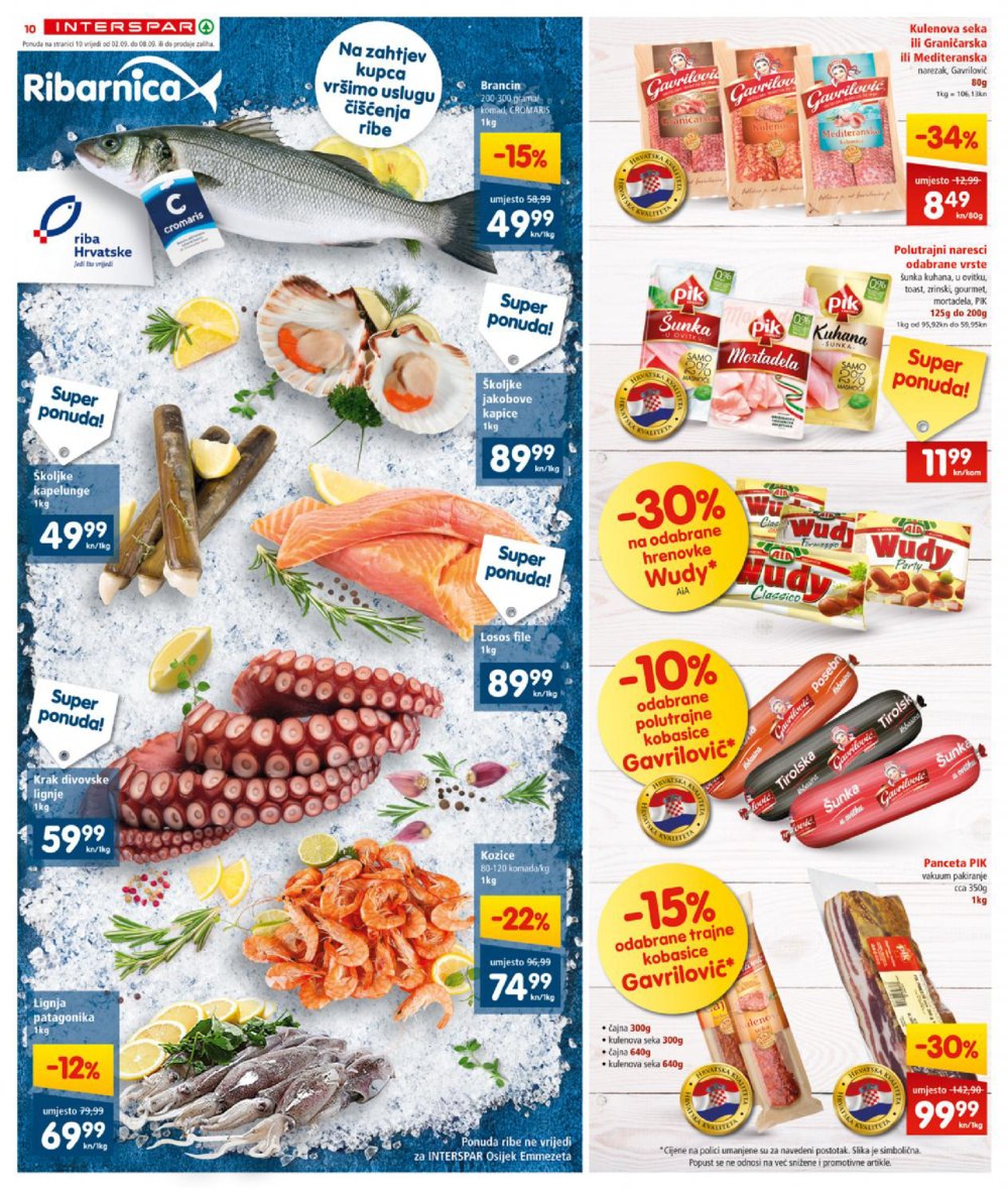 Interspar katalog Akcija 02.09.-15.09.2020.