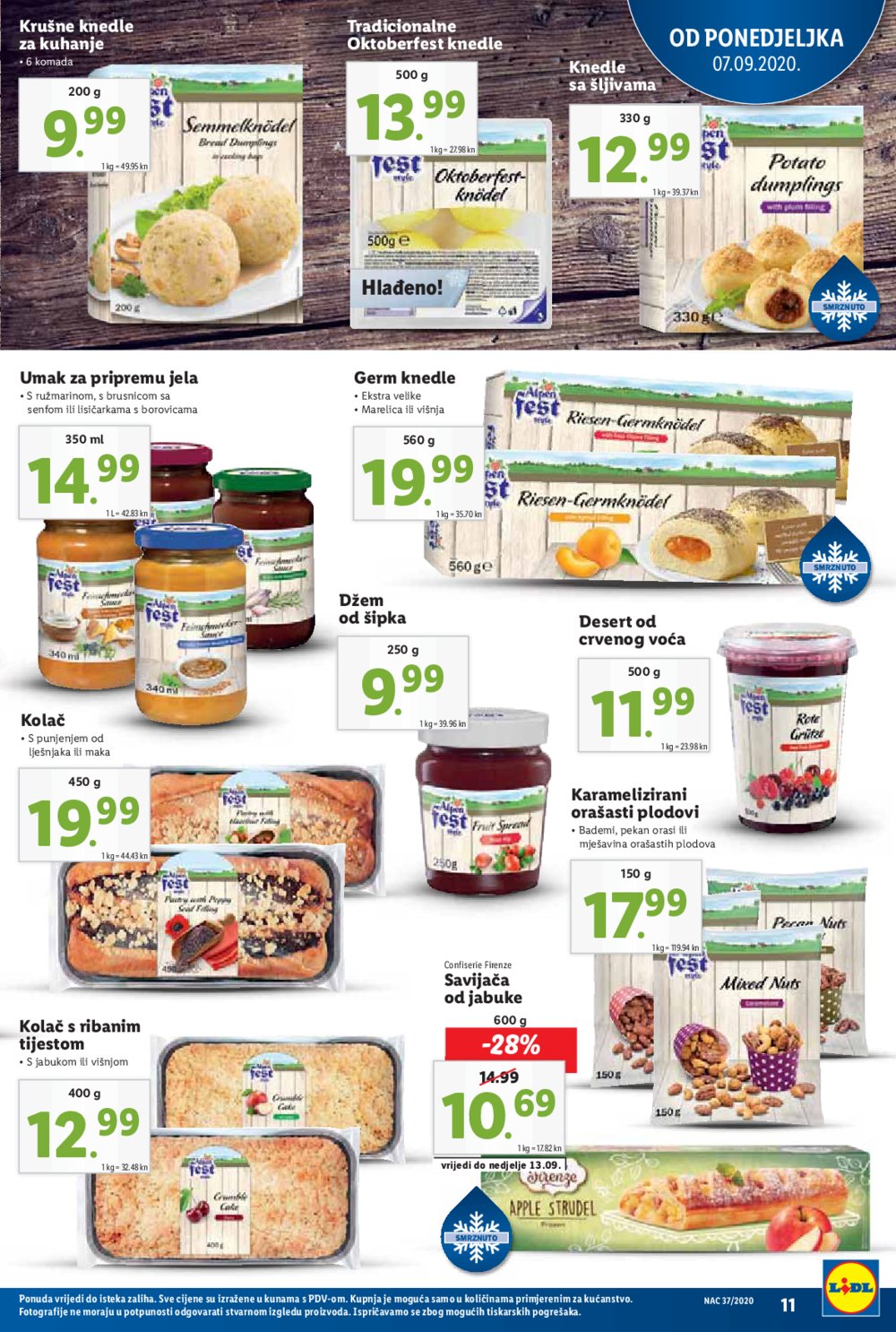 Lidl katalog Akcija 07.09.-13.09.2020.