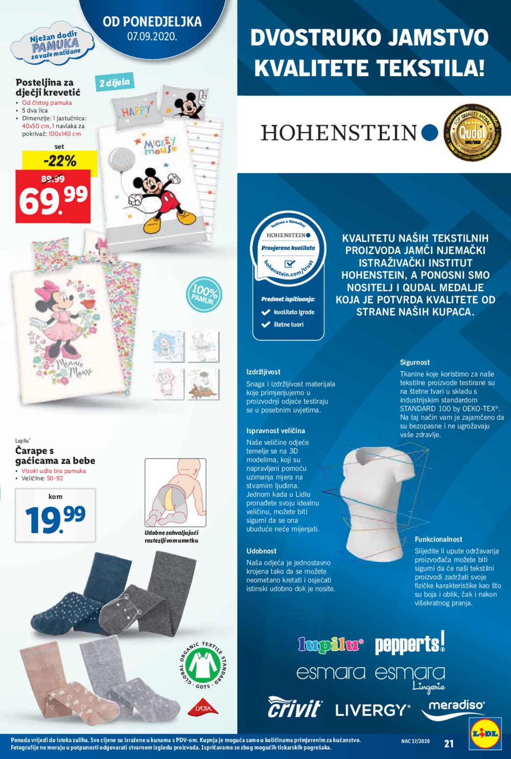 Lidl katalog Akcija 07.09.-13.09.2020.