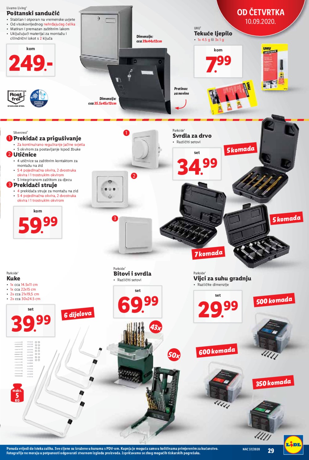 Lidl katalog Akcija 07.09.-13.09.2020.