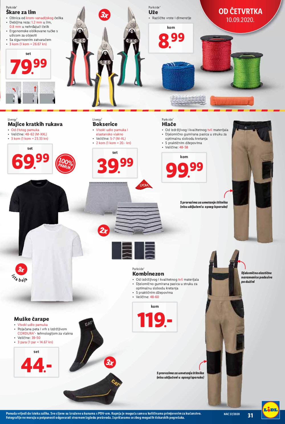 Lidl katalog Akcija 07.09.-13.09.2020.