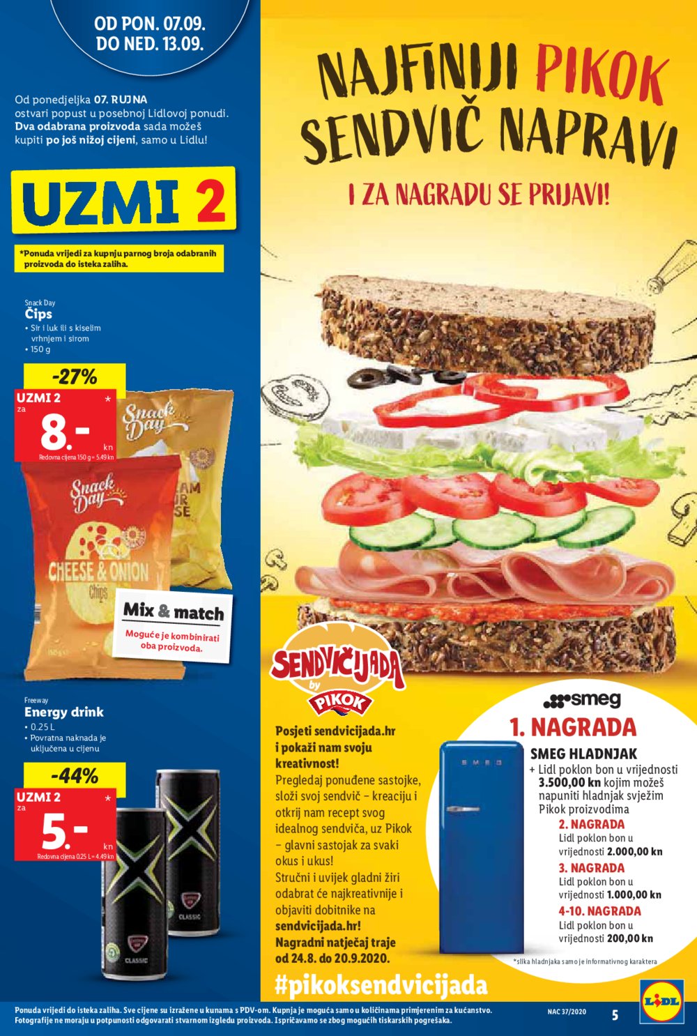 Lidl katalog Akcija 07.09.-13.09.2020.