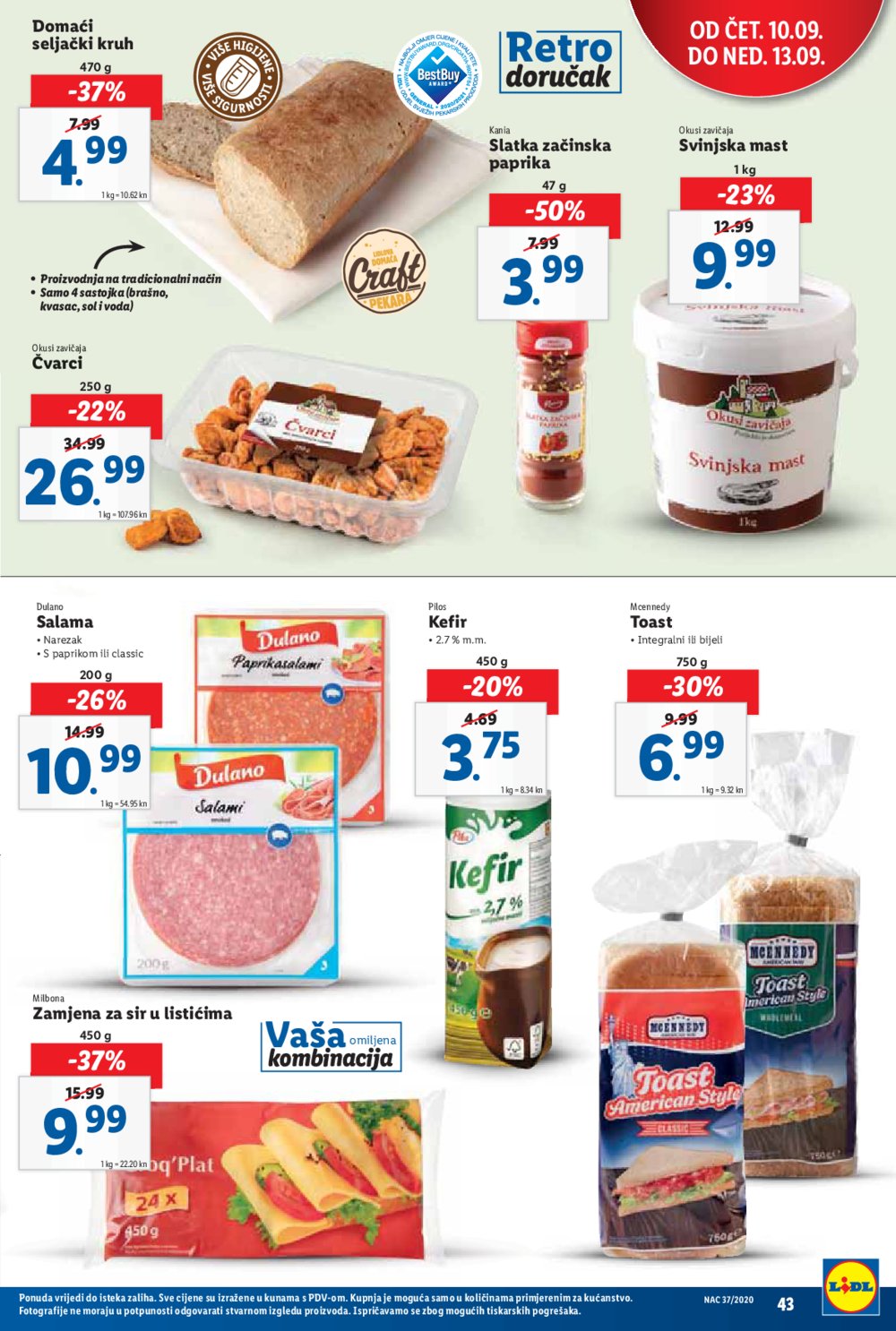 Lidl katalog Akcija 07.09.-13.09.2020.