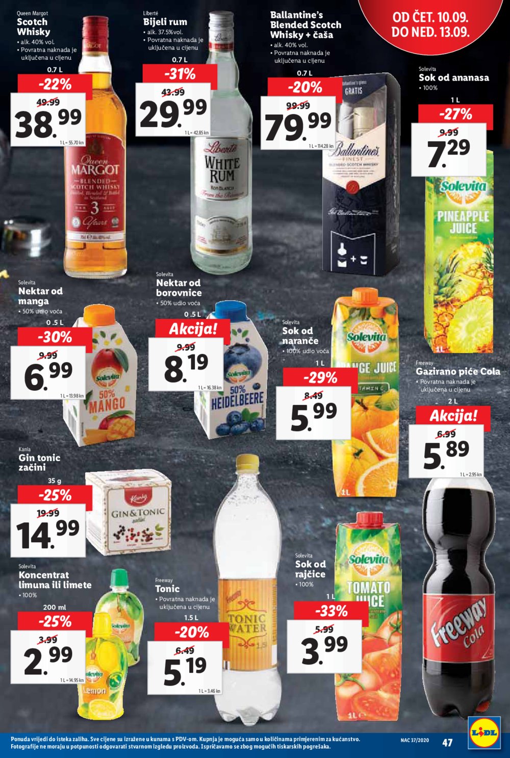 Lidl katalog Akcija 07.09.-13.09.2020.