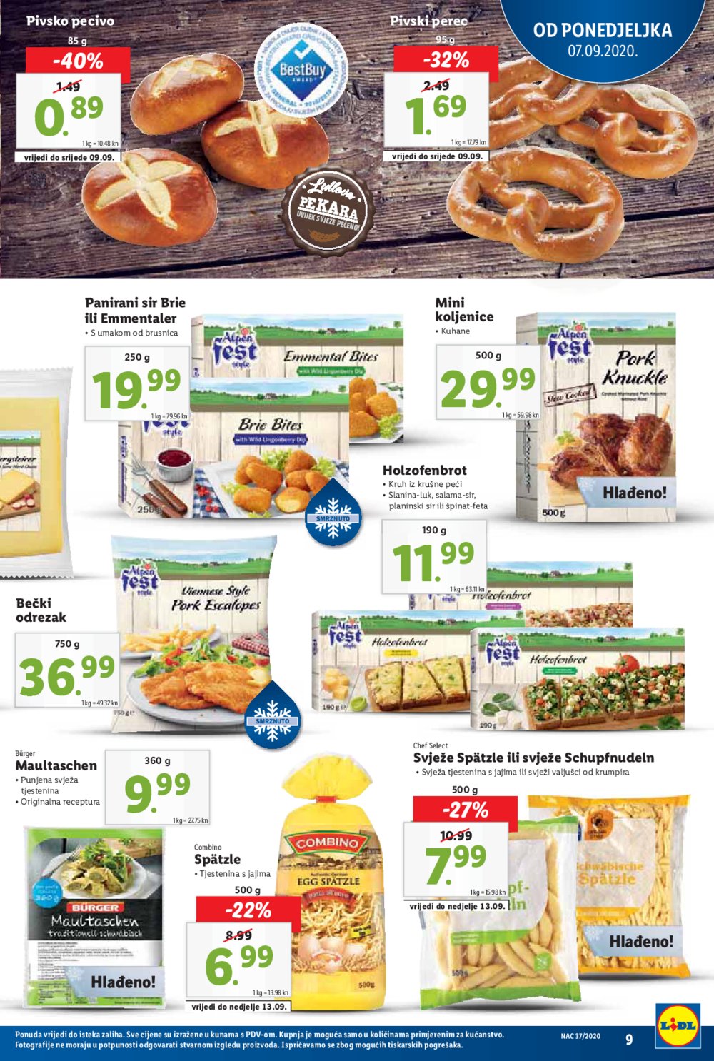 Lidl katalog Akcija 07.09.-13.09.2020.