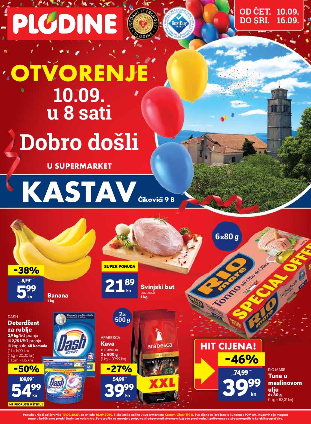 Plodine katalog Otvorenje Kastav 10.09.-16.09.2020.