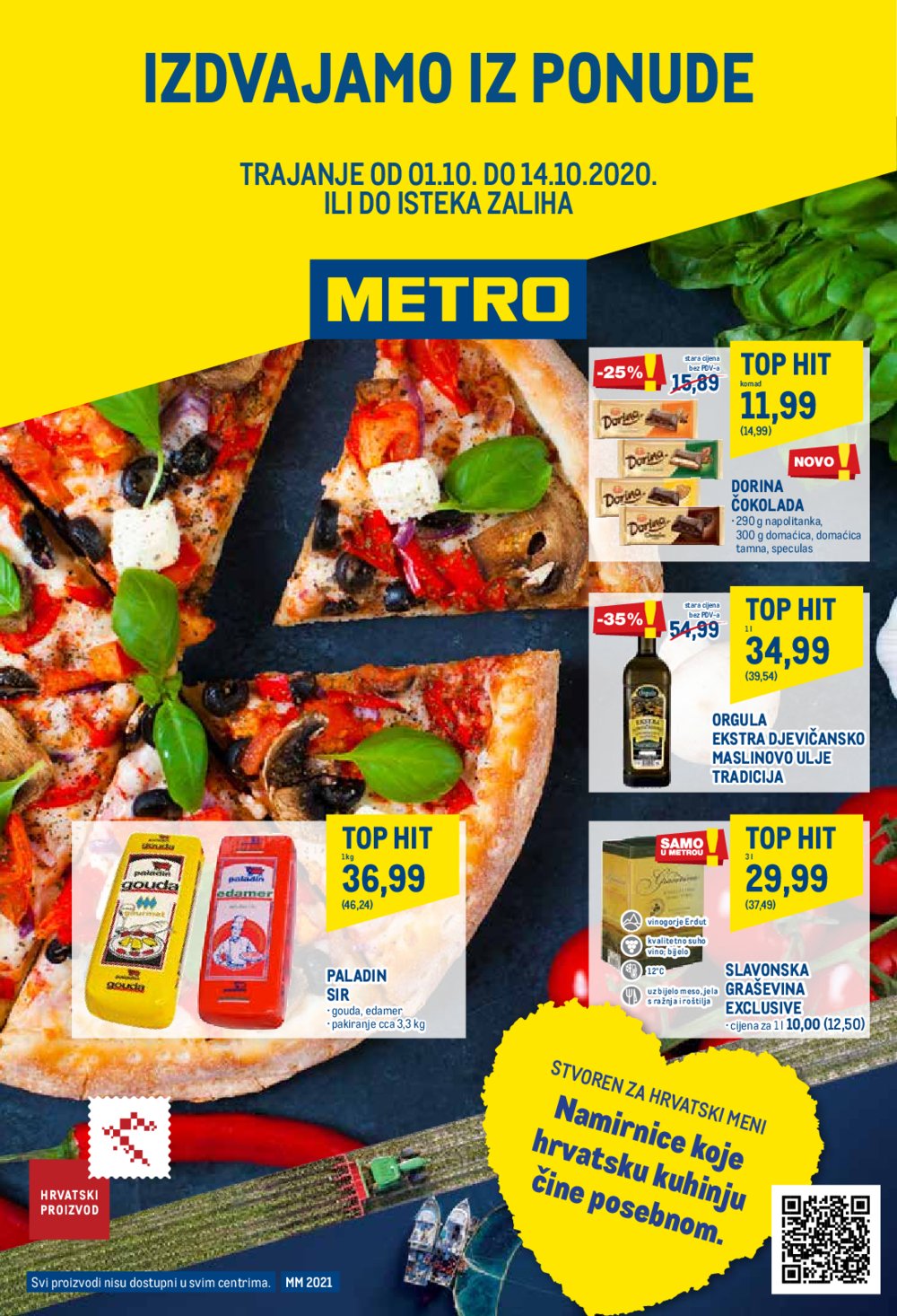 Metro katalog Prehrana 01.10.-14.10.2020.