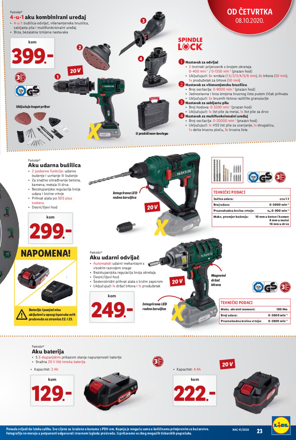 Lidl katalog Akcija 05.10.-11.10.2020.