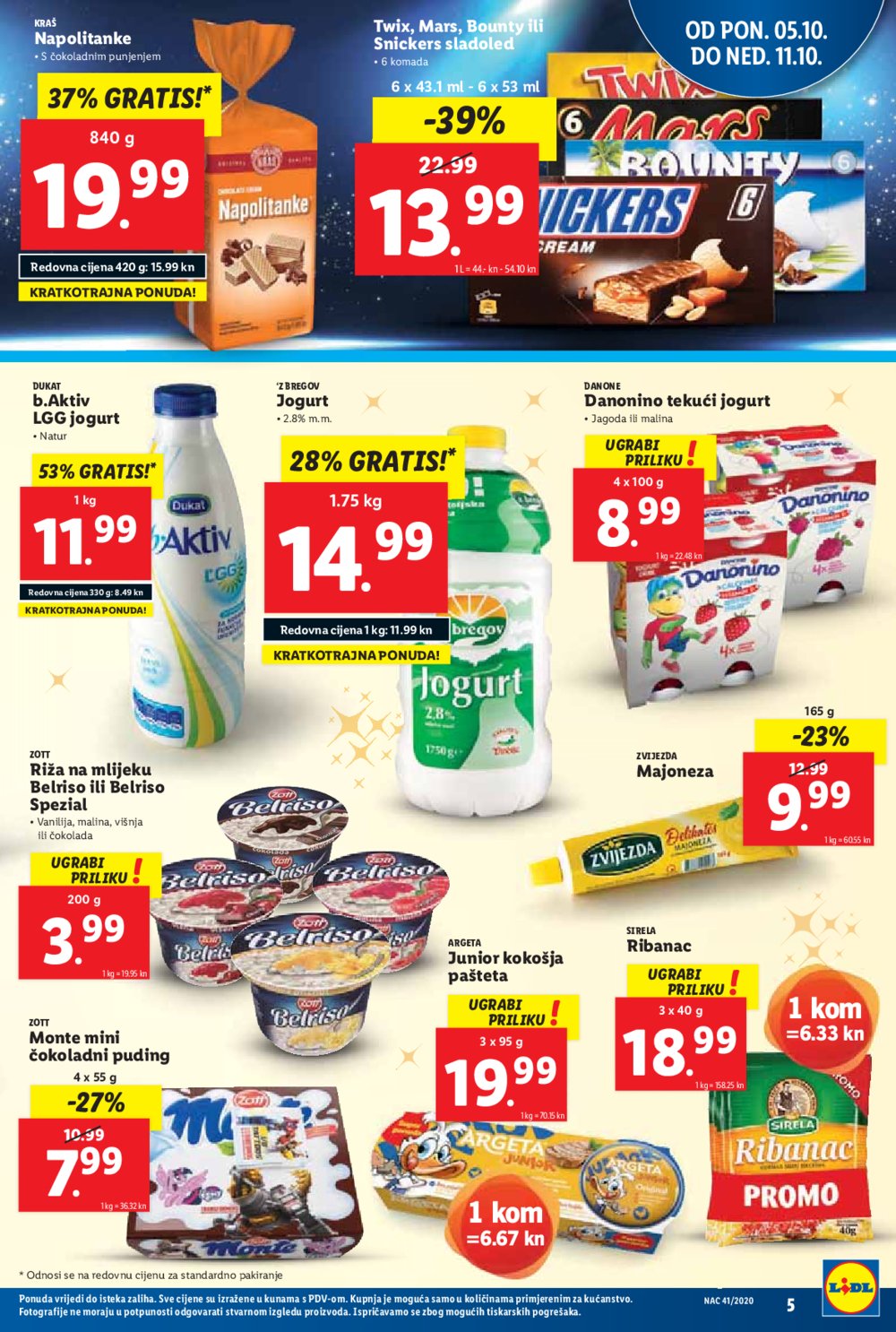 Lidl katalog Akcija 05.10.-11.10.2020.