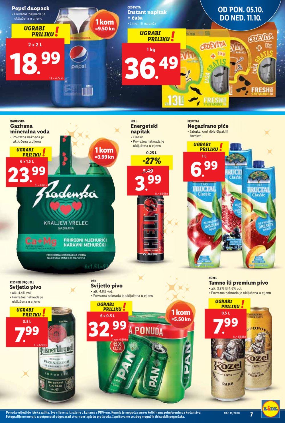 Lidl katalog Akcija 05.10.-11.10.2020.