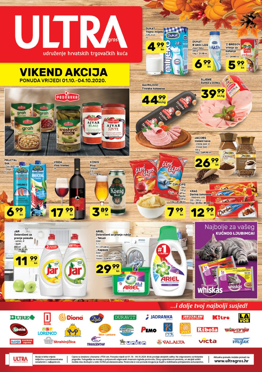 Union katalog Ultra gros Vikend Akcija 01.10.2020-04.10.2020.