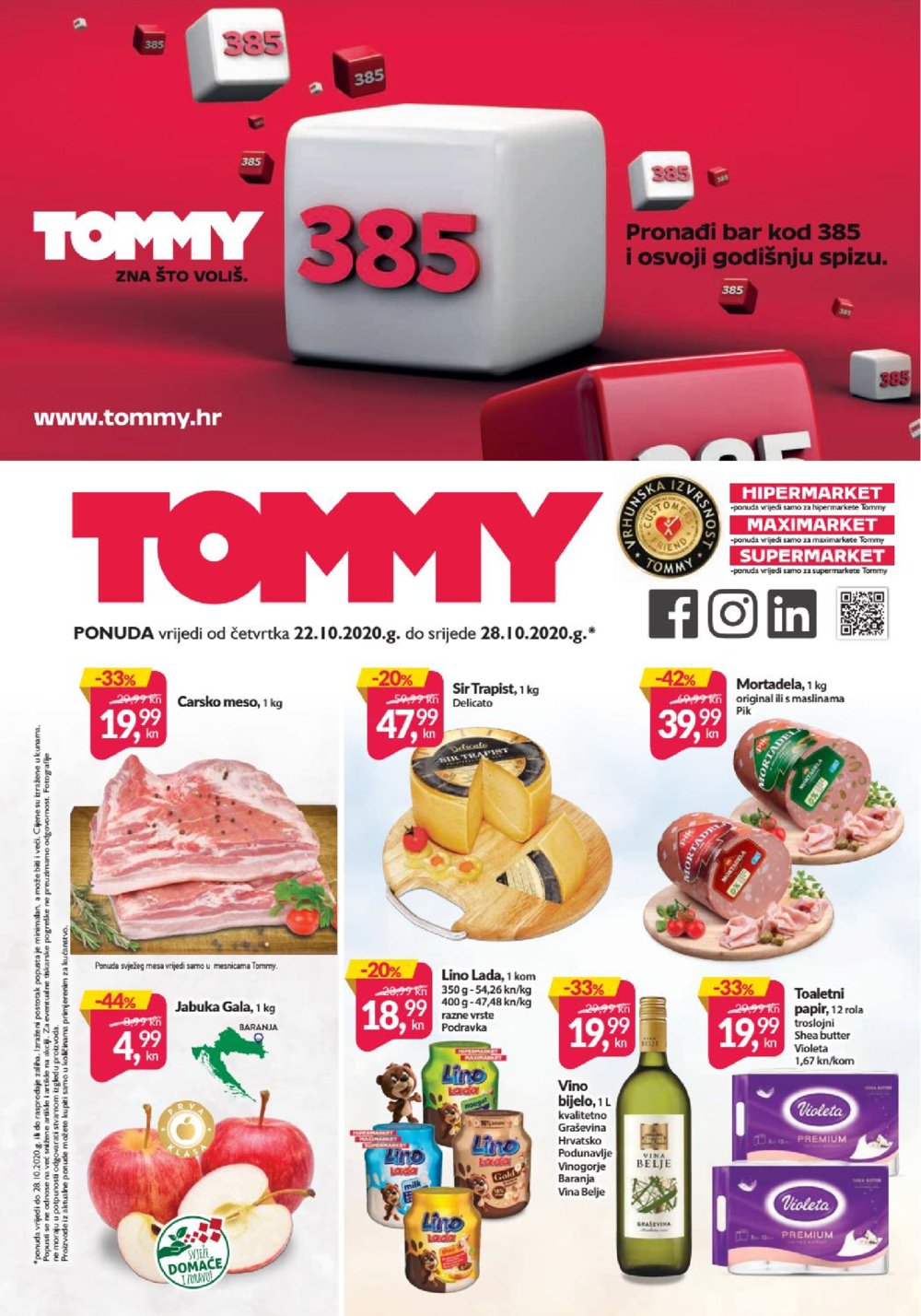 Tommy katalog Akcija 22.10.-28.10.2020.