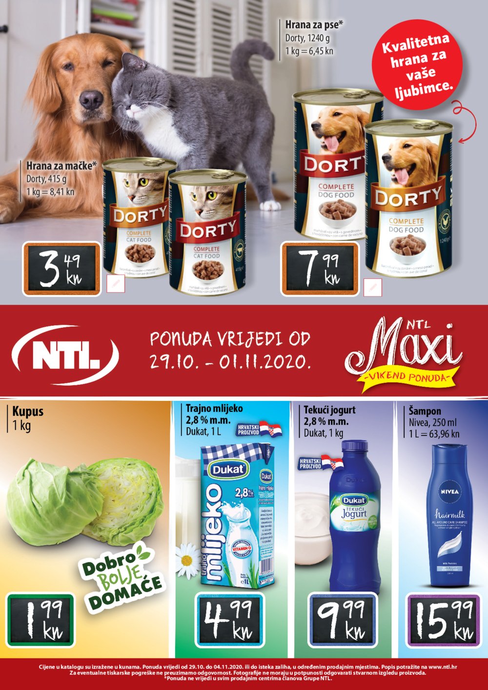 Bakmaz katalog NTL Maxi Tjedna ponuda 29.10.-04.11.2020.