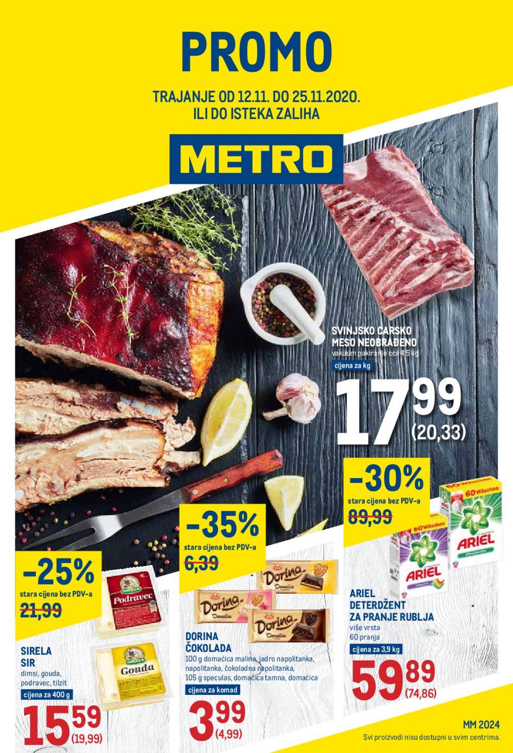 Metro katalog Prehrana 12.11.-25.11.2020.