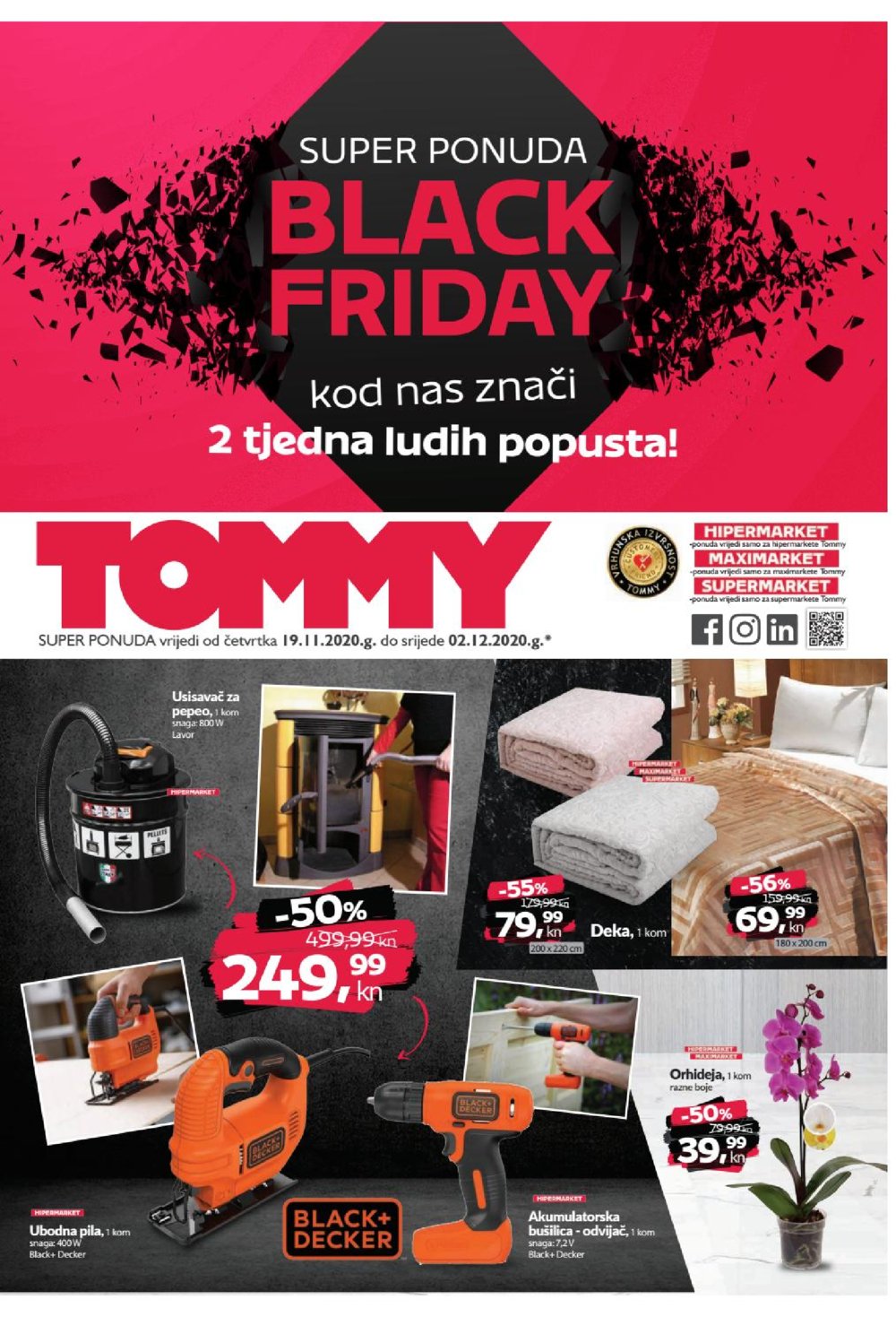 Tommy katalog Black friday 19.11.-02.12.2020.
