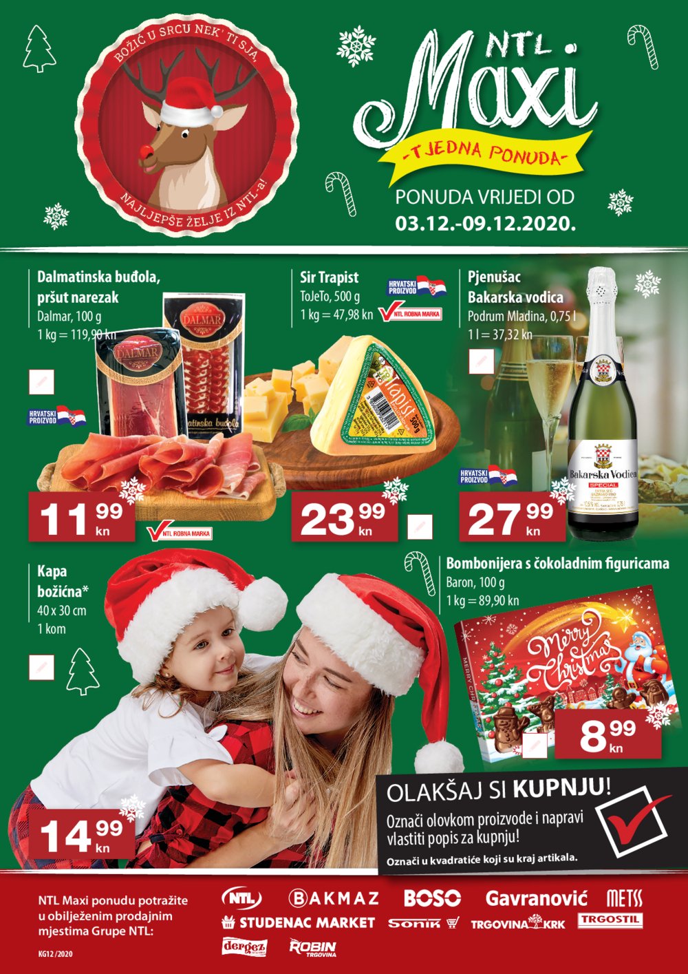 Studenac katalog NTL Maxi Tjedna ponuda 03.12.-09.12.2020.
