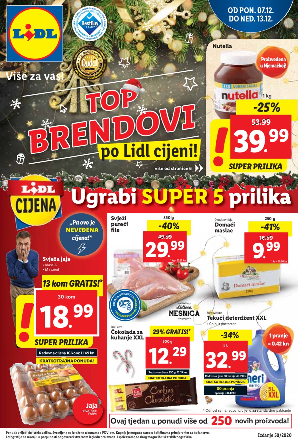 Lidl katalog Top brendovi 07.12.-13.12.2020.