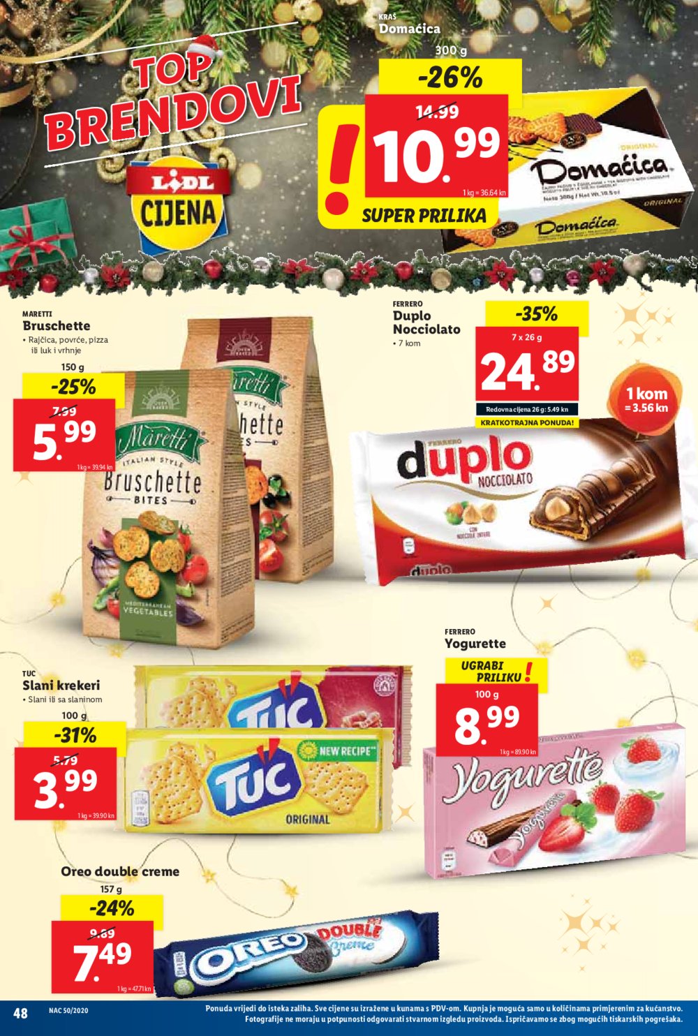 Lidl katalog Top brendovi 07.12.-13.12.2020.