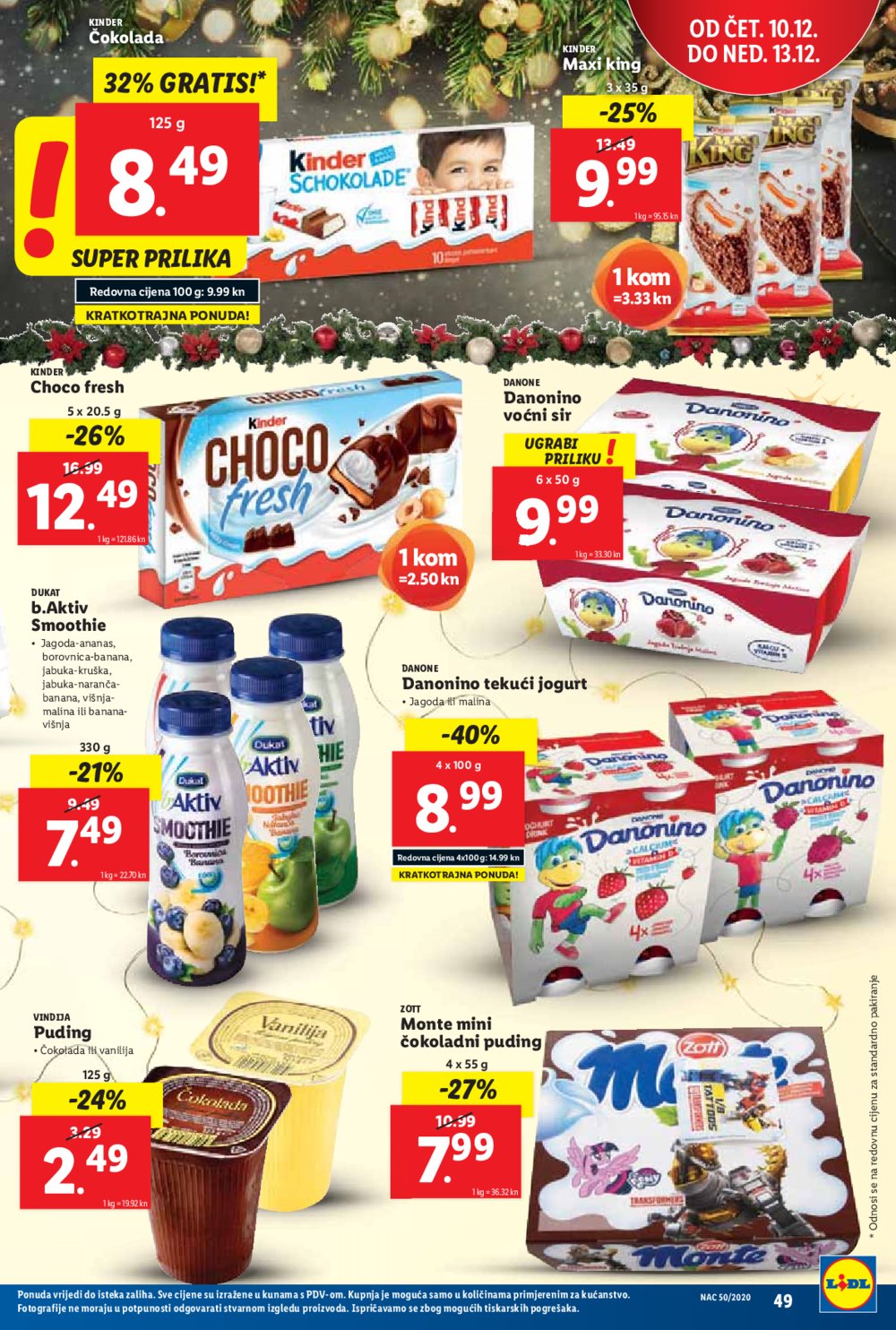 Lidl katalog Top brendovi 07.12.-13.12.2020.