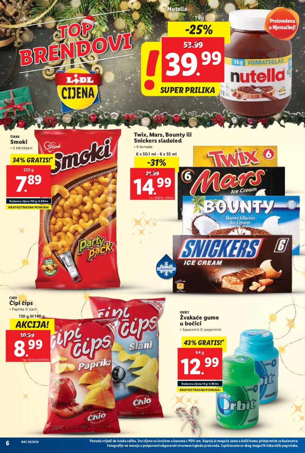 Lidl katalog Top brendovi 07.12.-13.12.2020.