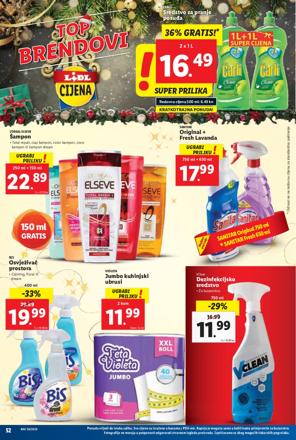 Lidl katalog Top brendovi 07.12.-13.12.2020.