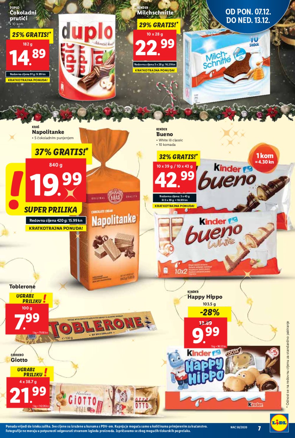 Lidl katalog Top brendovi 07.12.-13.12.2020.