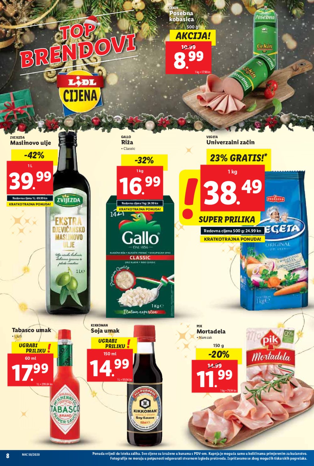 Lidl katalog Top brendovi 07.12.-13.12.2020.