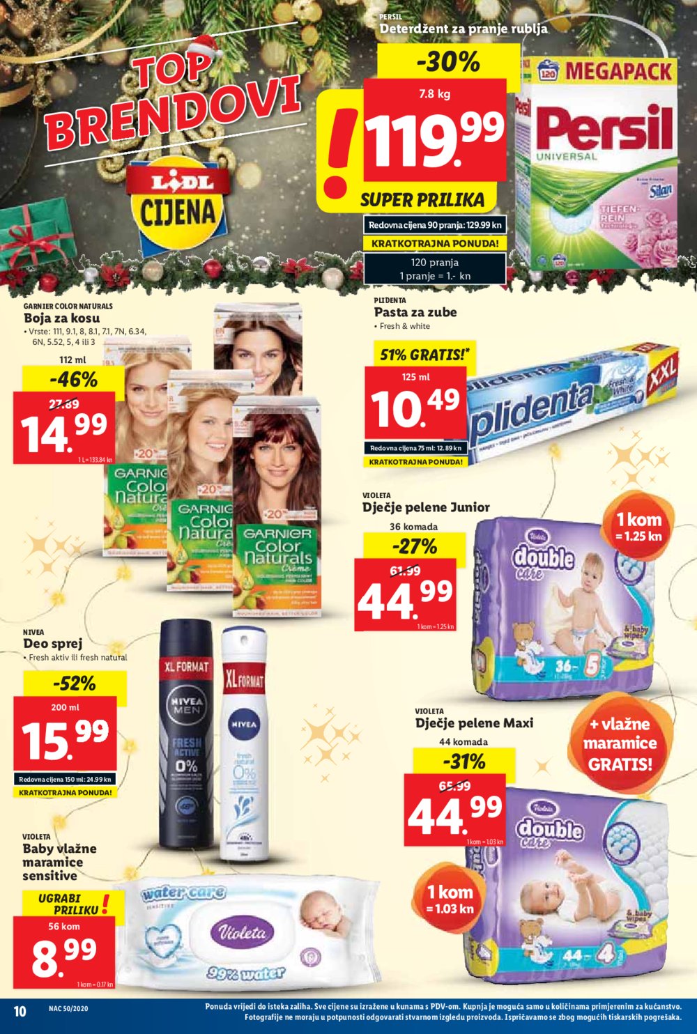 Lidl katalog Top brendovi 07.12.-13.12.2020.