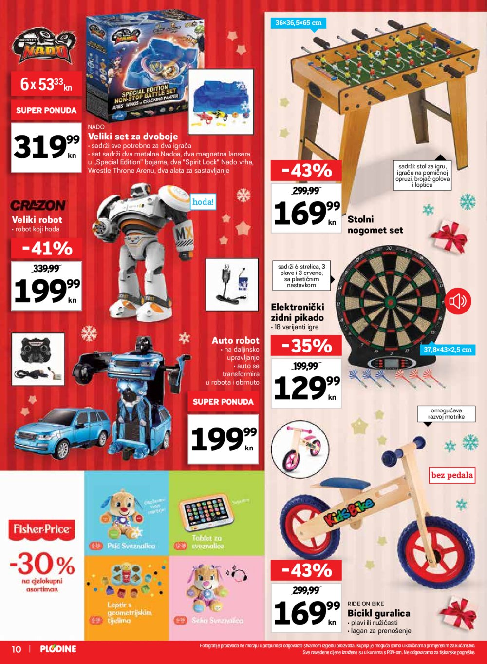 Plodine Božićni pokloni 10.12.-31.12.2020.
