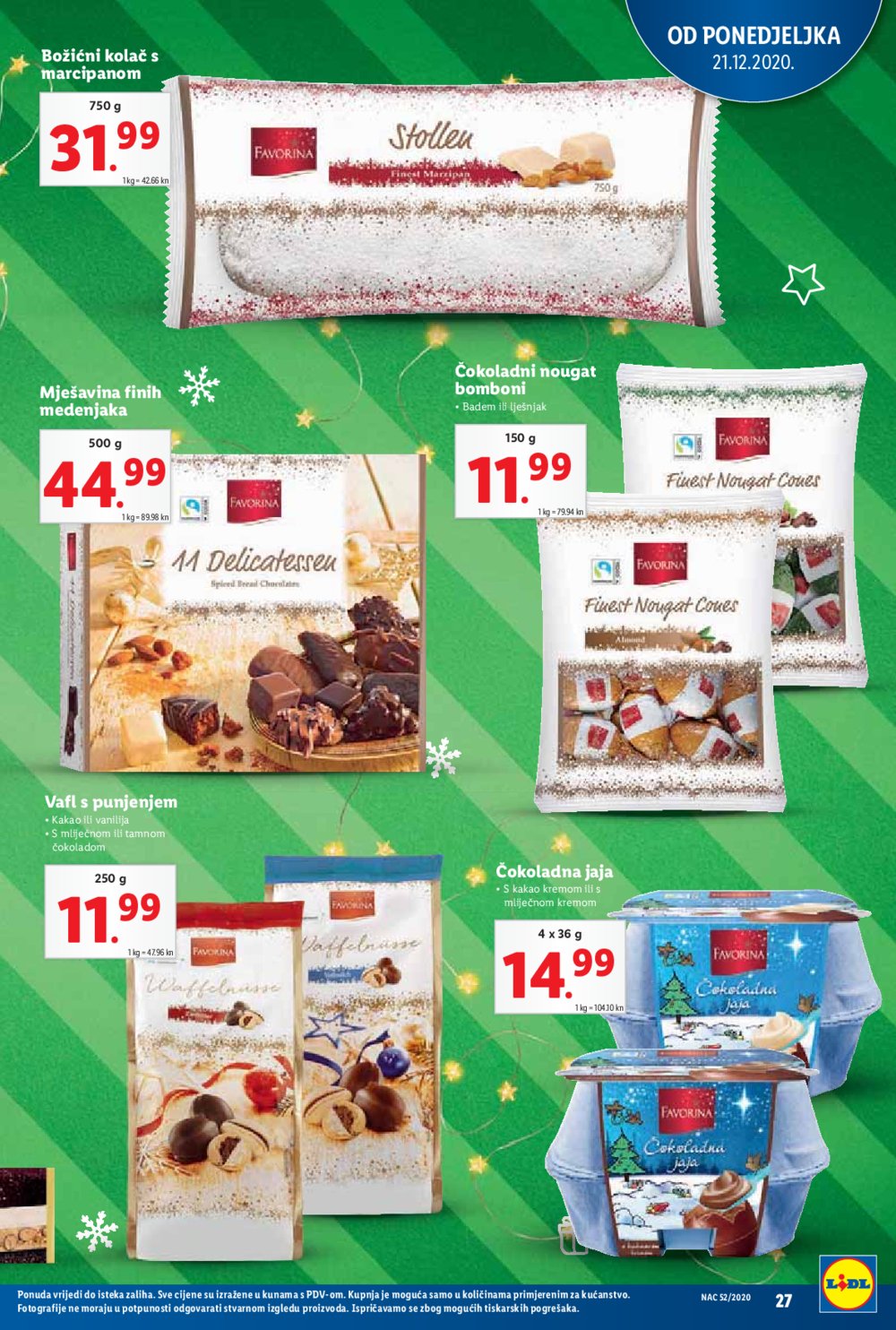 Lidl katalog Akcija 21.12.-27.12.2020.