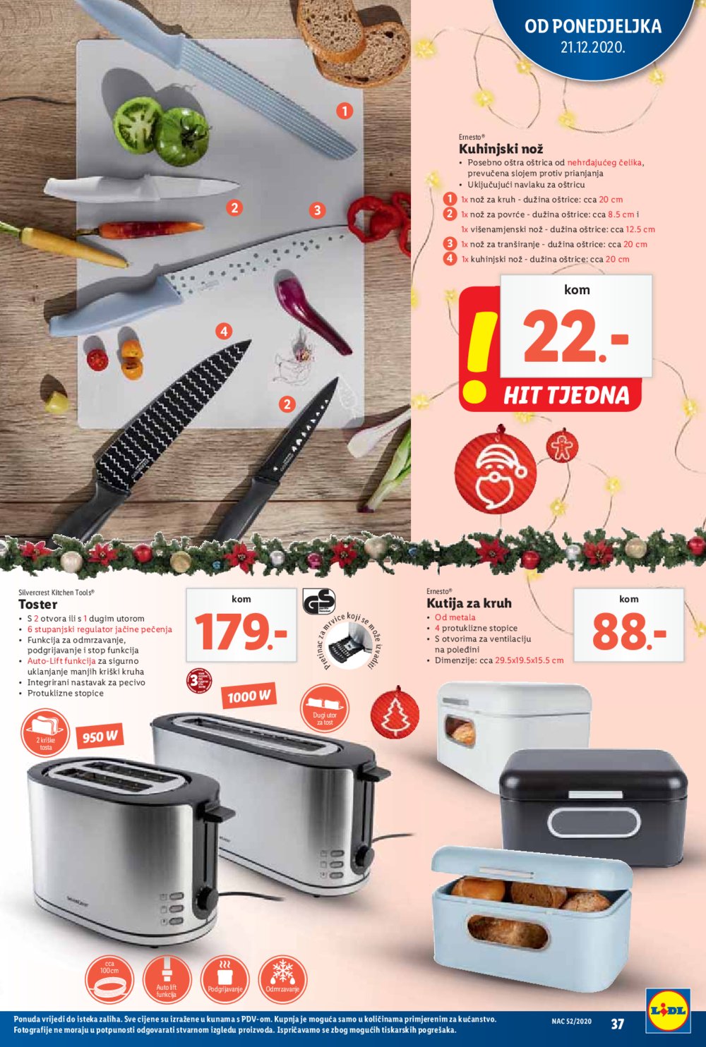 Lidl katalog Akcija 21.12.-27.12.2020.