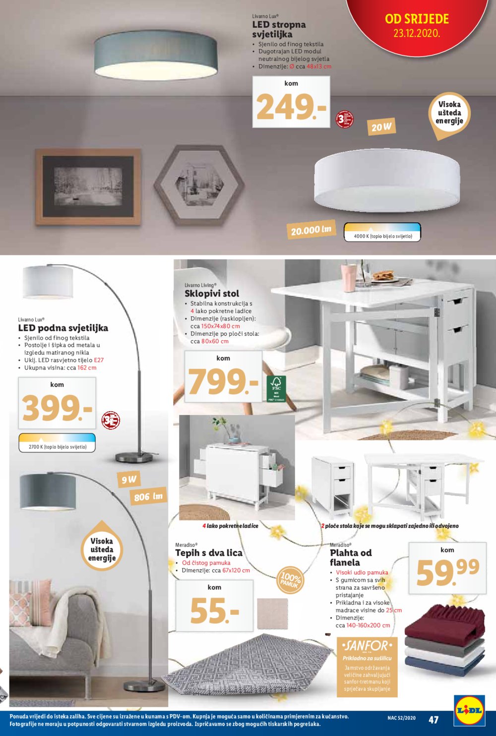 Lidl katalog Akcija 21.12.-27.12.2020.