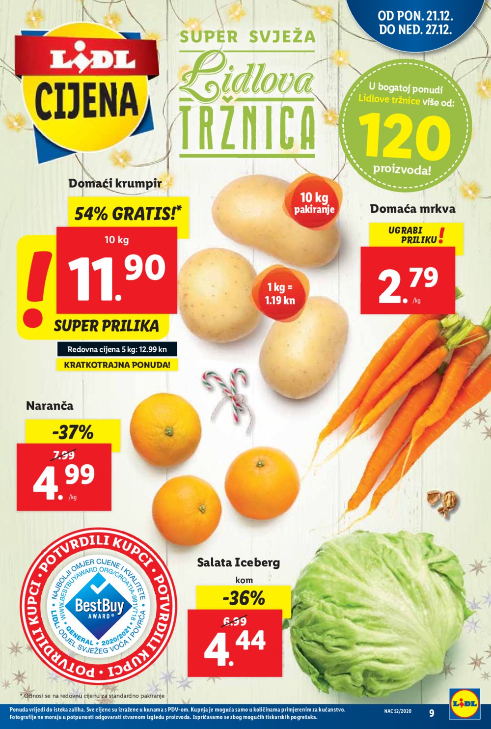 Lidl katalog Akcija 21.12.-27.12.2020.