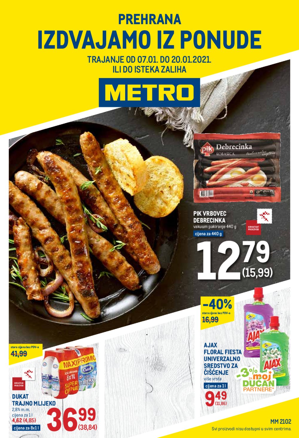 Metro katalog Prehrana 07.01.-20.01.2021.