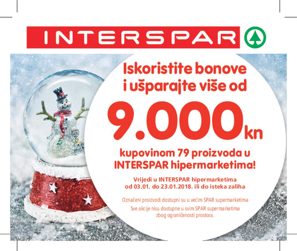 Interspar katalog bonovi od 03.01.2018. do 23.01.2018.