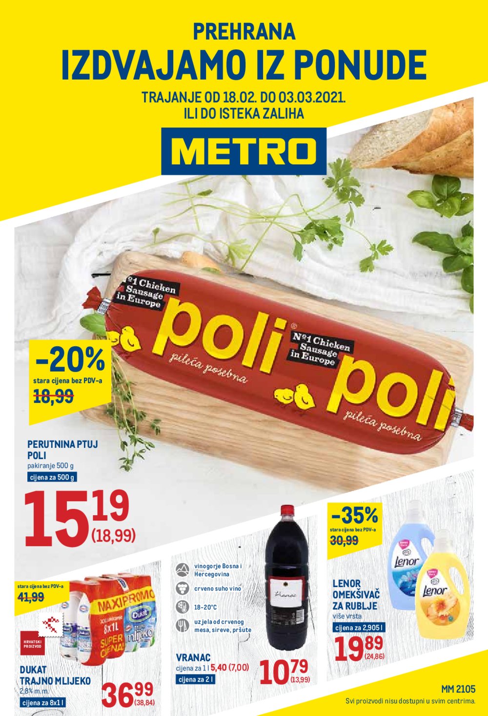 Metro katalog Prehrana 18.02.-03.03.2021.