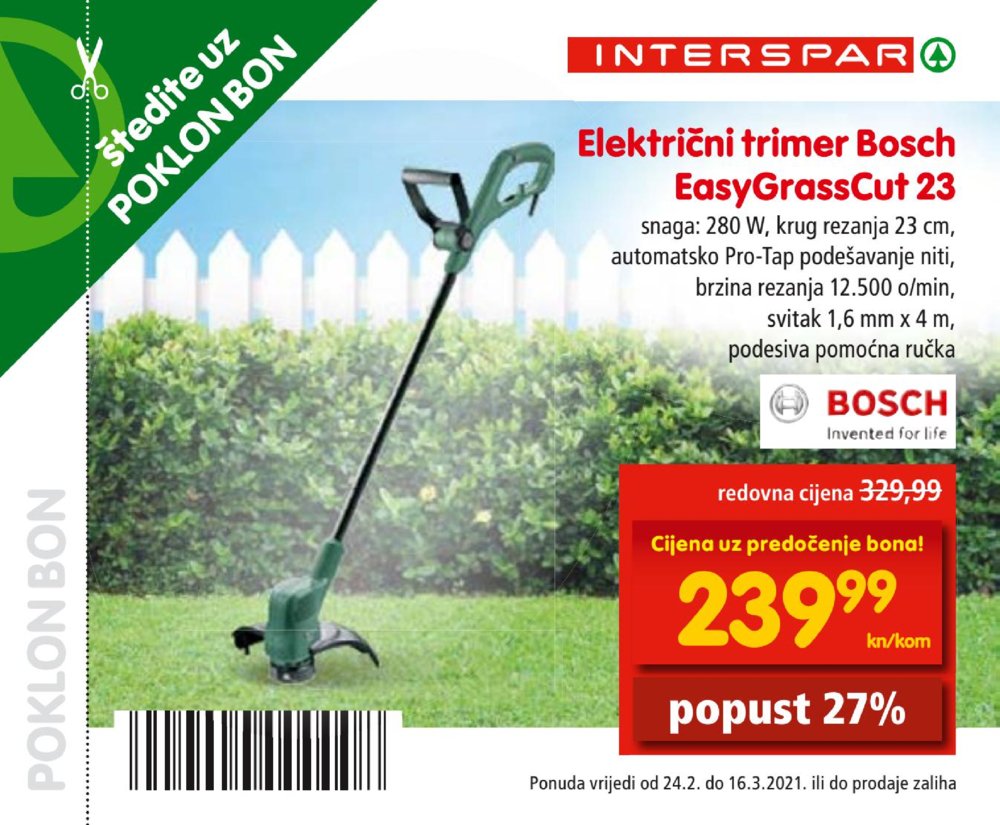 Interspar Katalog Bonovi 24.02.-16.03.2021.