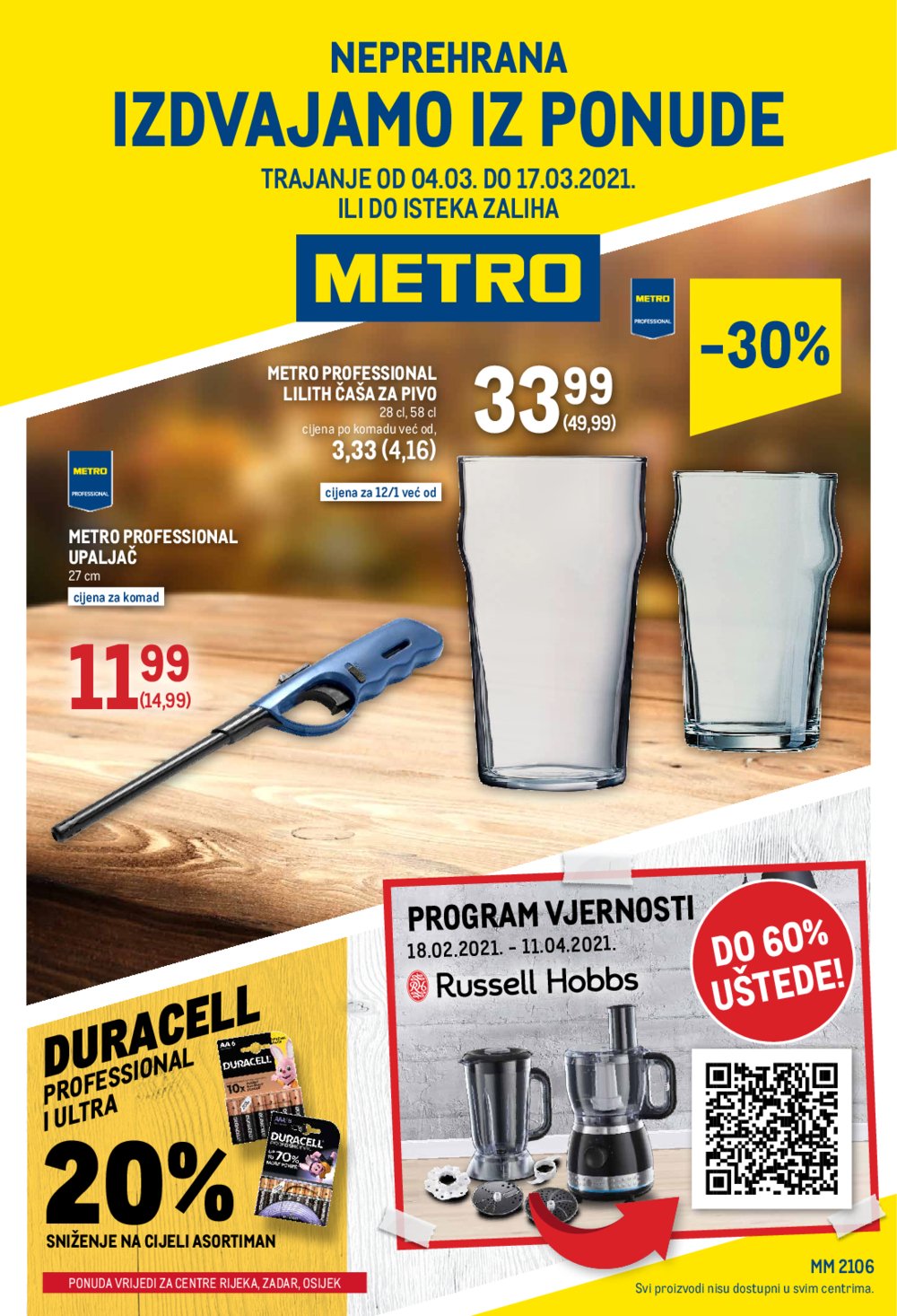 Metro katalog Neprehrana 04.03.-17.03.2021. (Zadar, Rijeka, Osijek)